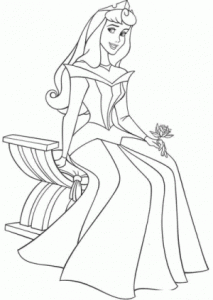 dibujos-para-colorear-de-princesa-aurora-300x423